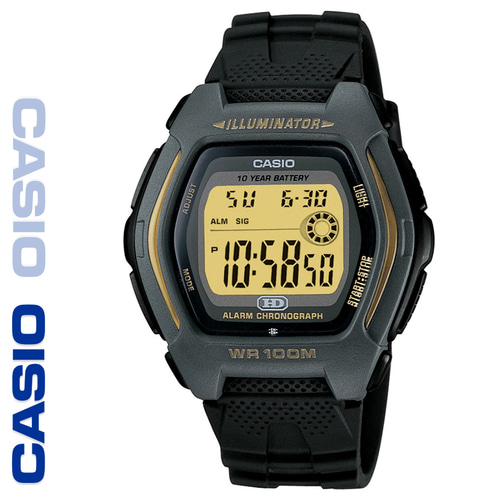 CASIO 카시오 HDD-600G-9A 우레탄밴드 디지털 빈티지 전자시계