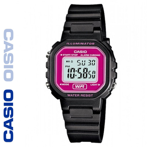 CASIO 카시오 LA-20WH-4A 우레탄 디지털 시계