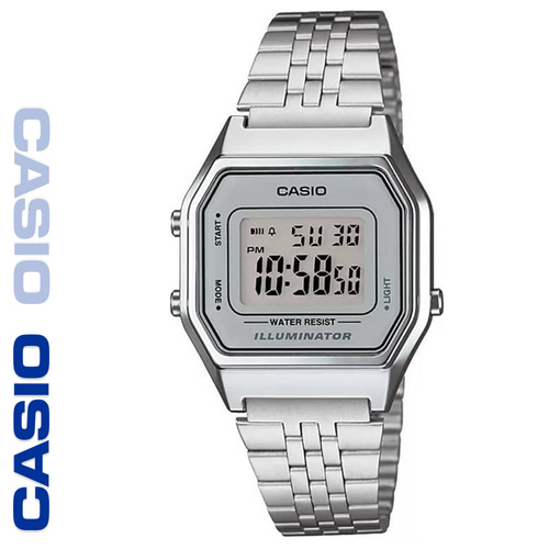 CASIO 카시오 LA680WA-7 메탈밴드 디지털 빈티지 전자시계