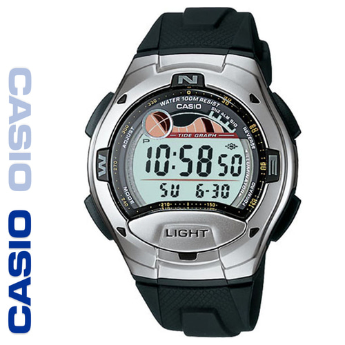 CASIO 카시오 W-753-1A 우레탄밴드 디지털 빈티지 전자시계