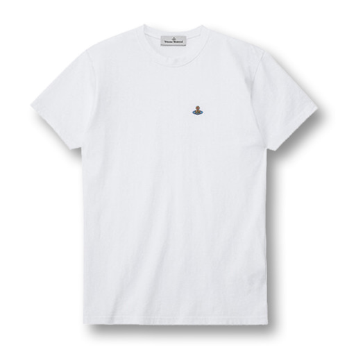 비비안웨스트우드 티셔츠 반팔 클래식 화이트 흰색 3G010013 J001M A401
