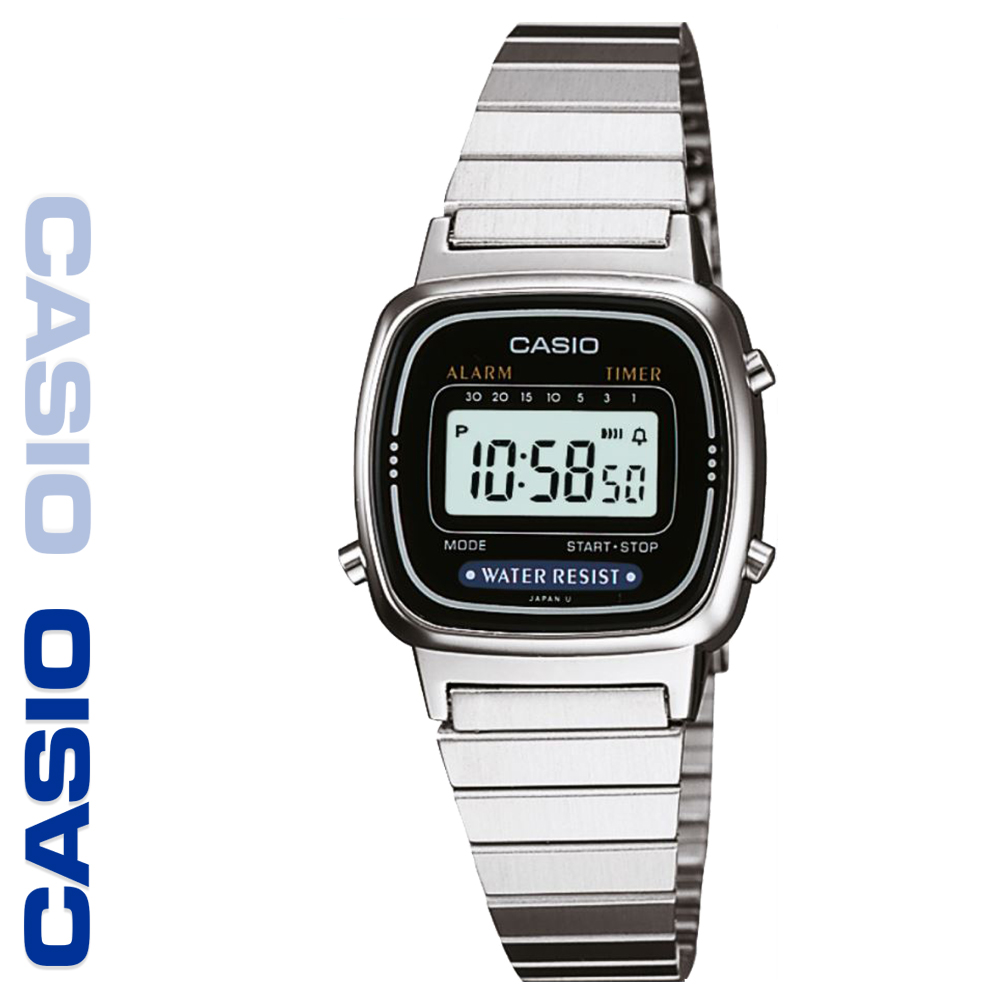 CASIO 카시오 LA670WD-1 메탈밴드 디지털 빈티지 전자시계
