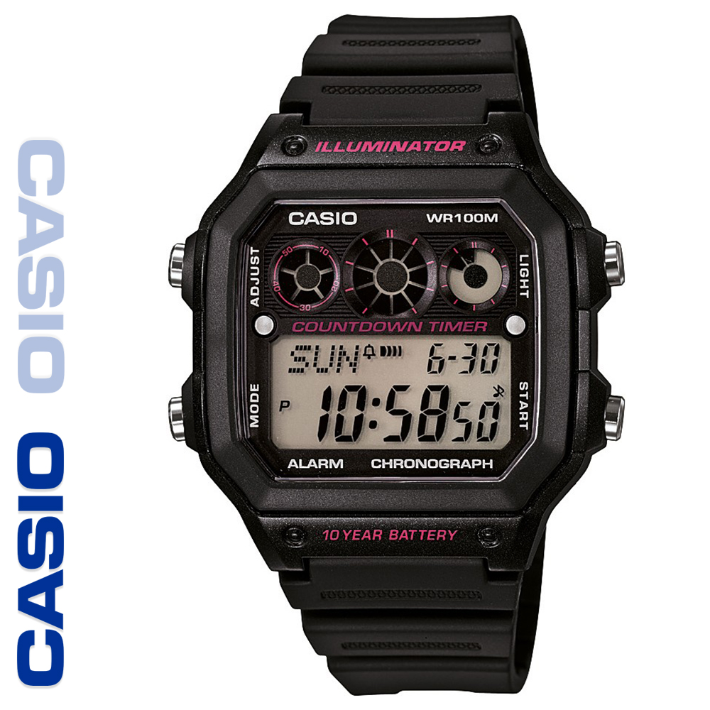 CASIO 카시오 AE-1300WH-1A2 우레탄밴드 디지털 빈티지 전자시계