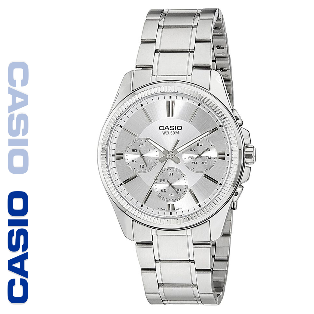 CASIO 카시오 MTP-1375D-7A 크로노그래프 메탈 시계